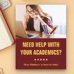 Tutor-Flyer<br><div class="desc">Promotiontutor-Flyer. Passen Sie es mit Ihrem eigenen Text an und verbreiten Sie das Wort.</div>