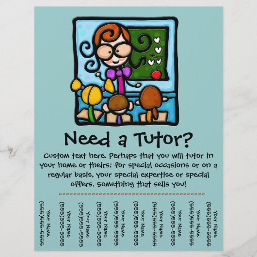 Tutor-Flyer Flyer (Vorne)