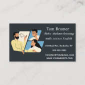 Tutor für Fernunterricht Visitenkarte (Vorderseite)