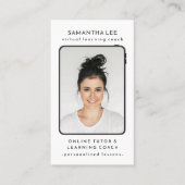 Tutor für virtuellen Trainer Visitenkarte (Vorderseite)