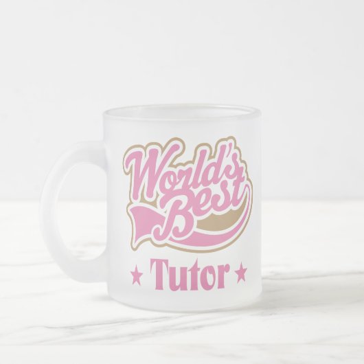 Tutor-Geschenk Mattglastasse (Links)