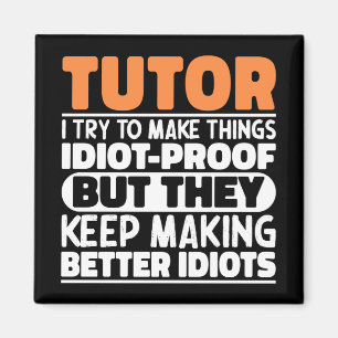 Tutor Ich versuche Dinge zu machen, die Lustige Sp Magnet