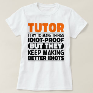 Tutor Ich versuche Dinge zu machen, die Lustige Sp T-Shirt