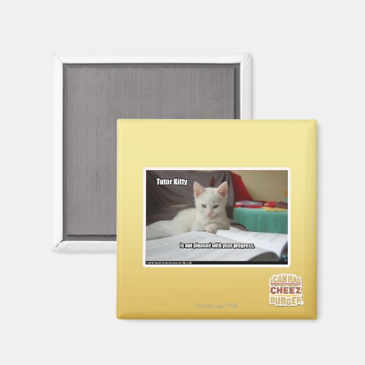 Tutor Kitty Magnet (Vorderseite/Rückseite)