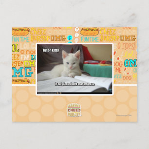 Tutor Kitty Postkarte