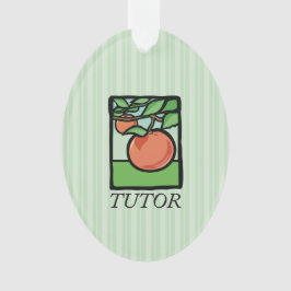 Tutor, Lehrer Danke, Apple Ornament