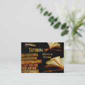 Tutor, Lehrer, Schule Visitenkarte (Stehend Vorderseite)
