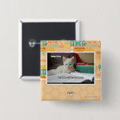 Tutor-Miezekatze Button (Vorne & Hinten)