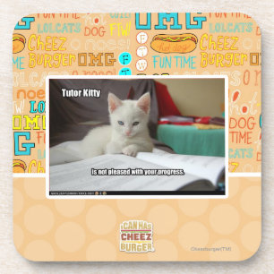 Tutor-Miezekatze Getränkeuntersetzer