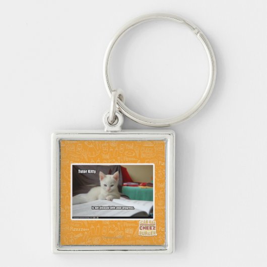 Tutor-Miezekatze Schlüsselanhänger (Vorne)