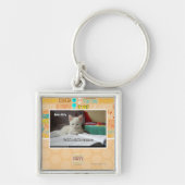 Tutor-Miezekatze Schlüsselanhänger (Vorne)