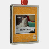 Tutor-Miezekatze Silbernes Ornament (Rechts)