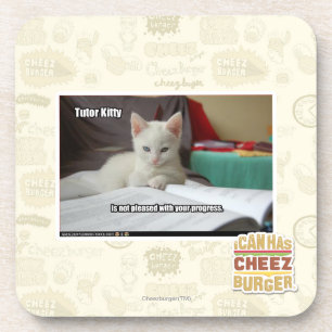 Tutor-Miezekatze Untersetzer