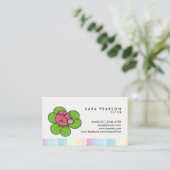 Tutor Niedlich Ladybug Business Card Visitenkarte (Stehend Vorderseite)