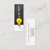 Tutor- oder Lehrer-Leuchtpult-Karton Mini Visitenkarte (Vorne/Hinten)