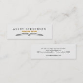 Tutor Open Book Mini Visitenkarte (Vorne/Hinten)