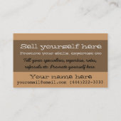 Tutor-Privatunterricht-Lehrerlesemathematik Visitenkarte (Rückseite)