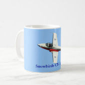 Tutor-Tasse der Snowbirds-CT-114 Kaffeetasse (Vorderseite Links)