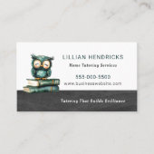  Tutor Teacher Home School Education Visitenkarte (Vorderseite)