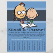 Tutor.Tutoring.Anpassbare Werbung Flyer (Vorne)