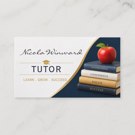 Tutor Visitenkarte (Vorderseite)