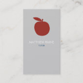 Tutor-Visitenkarte Visitenkarte (Vorderseite)