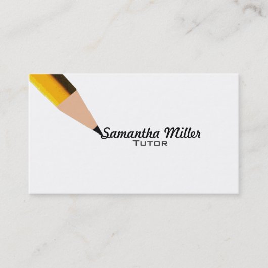 Tutor-Visitenkarten Visitenkarte (Vorderseite)