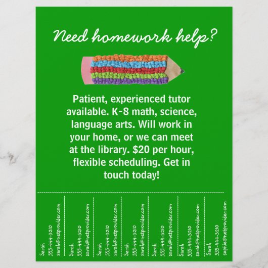 Tutoring-Flyer Flyer (Vorne)