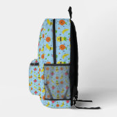 Tutti Fruitti Birthday Pattern Cute Fruits Baby Bedruckter Rucksack (Rechts)