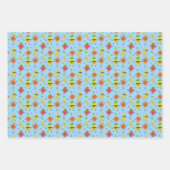 Tutti Fruitti Birthday Pattern Cute Fruits Geschenkpapier Set (Vorderseite)