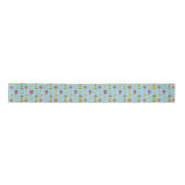 Tutti Fruitti Birthday Pattern Cute Fruits Satinband (Vorderseite)