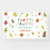 Tutti Fruitti Geburtstag Benutzerdefiniert Süße Fr Banner (Horizontal)