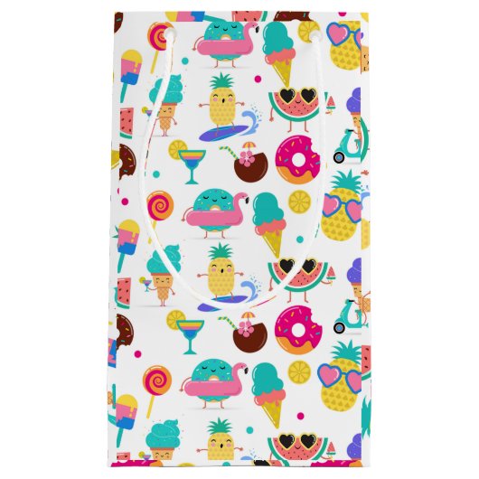 Tutti Fruitti Summer Fruchtsaft Ice Creme Leckerei Kleine Geschenktüte (Vorderseite)