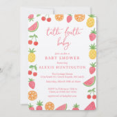 Tutti Frutti Baby Shower Invitation Einladung (Vorderseite)