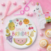 Tutti Frutti Birthday Party Paper Tellers Pappteller (Party)