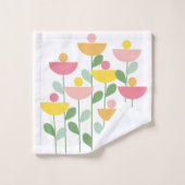 Tutti Frutti Blume Badhandtuch Set (Waschlappen)