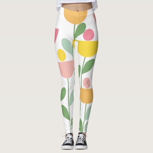 Tutti Frutti Blume Leggings (Vorderseite)