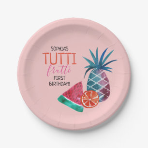 Tutti Frutti der Geburtstags-Party Kindes Pappteller
