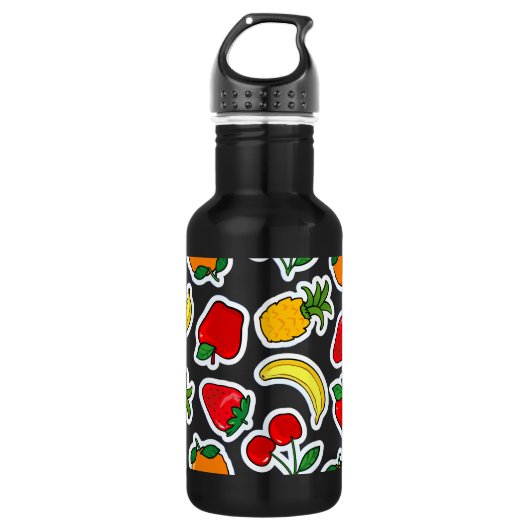 Tutti frutti, Flasche Edelstahlflasche (Vorderseite)