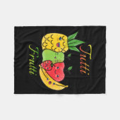 Tutti Frutti Frucht Frühling Sommer Meeresküste St Fleecedecke (Vorderseite (Horizontal))