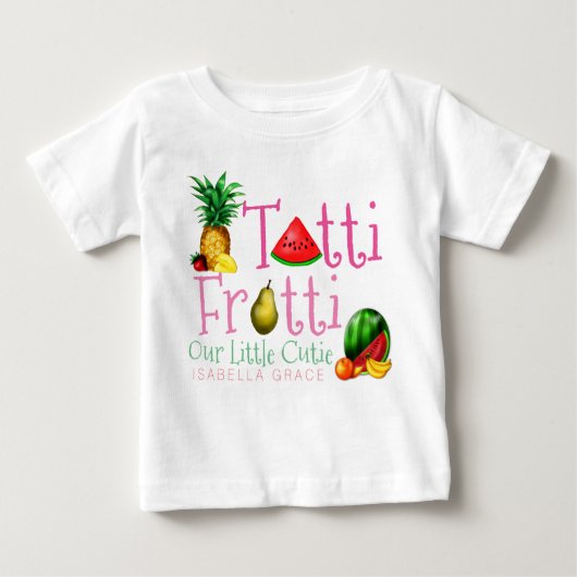 Tutti Frutti Girls Baby T-shirt (Vorderseite)