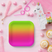 Tutti Frutti Gradient Pappteller (Party)