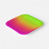 Tutti Frutti Gradient Pappteller (Gewinkelt)