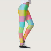 Tutti Frutti Kariert - Helles gekreuztes Muster Le Leggings (Rechts)