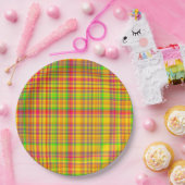 Tutti Frutti KARIERTE 2-PAPIERTELLER Pappteller (Party)