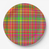 Tutti Frutti KARIERTE 8-PAPER-TELLER Pappteller (Vorderseite)