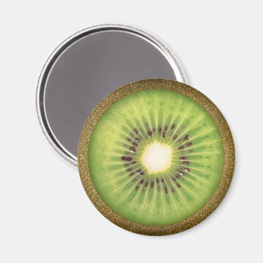 Tutti Frutti Kiwi Slice Magnet (Vorderseite/Rückseite)