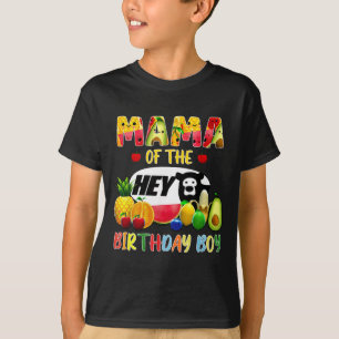 Tutti Frutti Mama des Geburtstagsjungen Obstparty T-Shirt