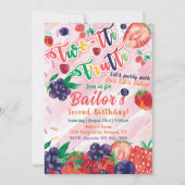 Tutti Frutti | Obst Party Geburtstag Einladung (Vorderseite)