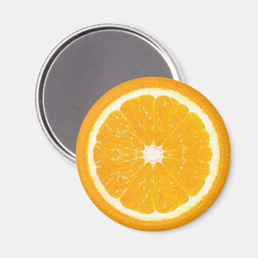 Tutti Frutti Orange Slice Magnet (Vorderseite/Rückseite)